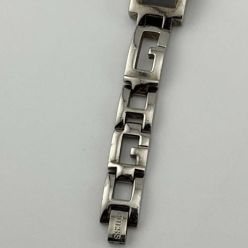 Guess Tank Women's Quartz Watch Silver G Logo 6